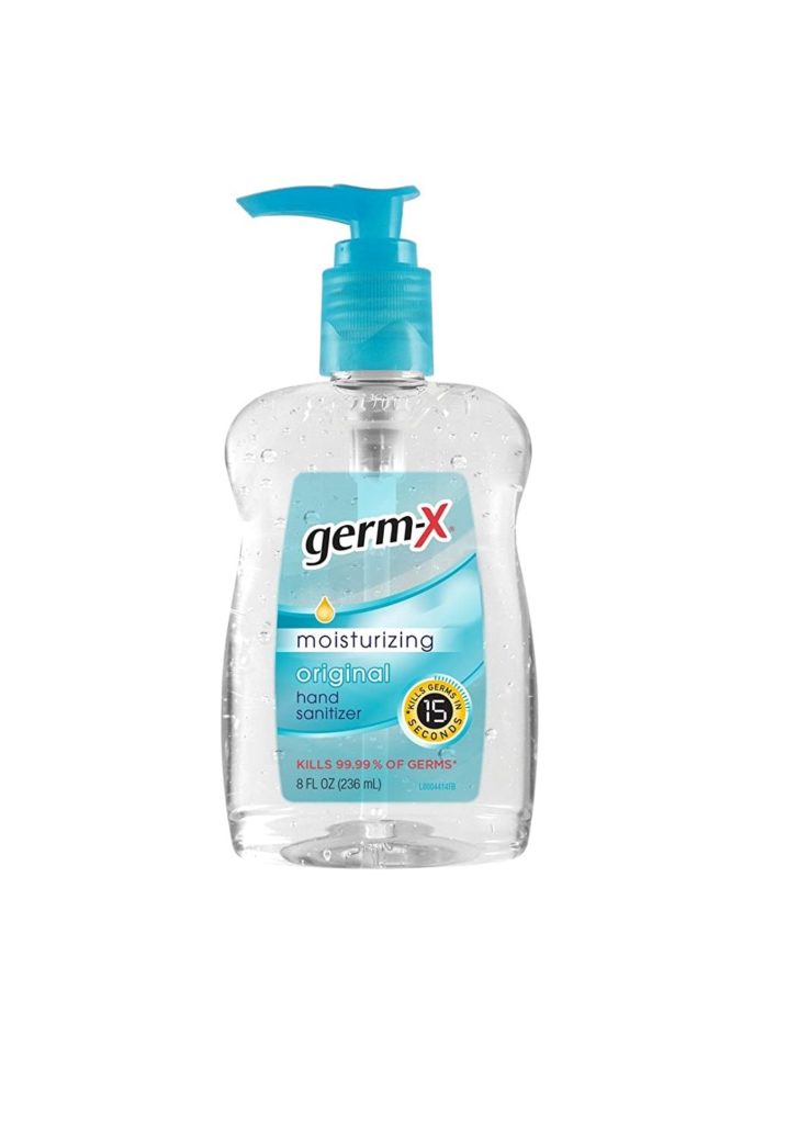 Germ-X Hand Sanitizer, Original, Pump Bottle, 8 Fluid Ounce