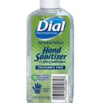 Dial Antibacterial Gel Hand Sanitizer Fragrance-Free with Moisturizers, Flip Top Cap, 4oz